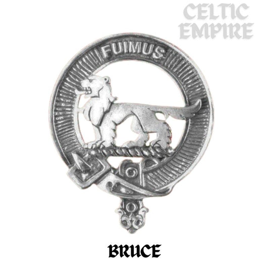 Bruce Family Clan Crest Scottish Cap Badge