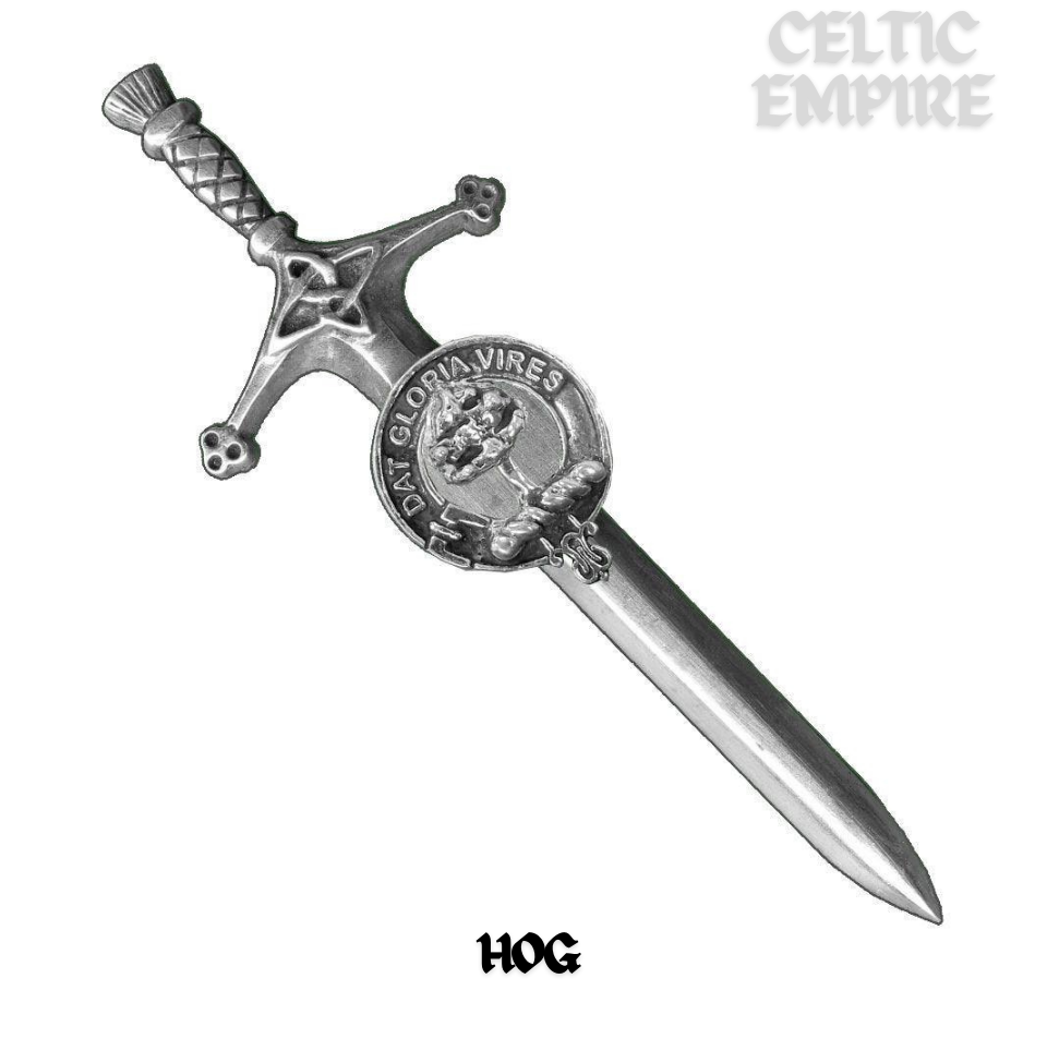 Hog Family Clan Crest Kilt Pin, Scottish Pin