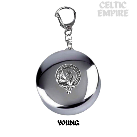 Young Scottish Family Clan Crest Folding Cup Key Chain