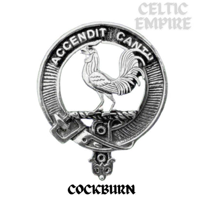 Cockburn Scottish Family Clan Crest Badge Tankard