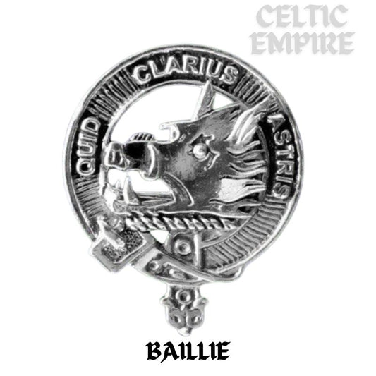 Baillie Family Clan Crest Scottish Cap Badge