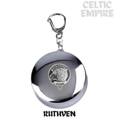 Ruthven Scottish Family Clan Crest Folding Cup Key Chain
