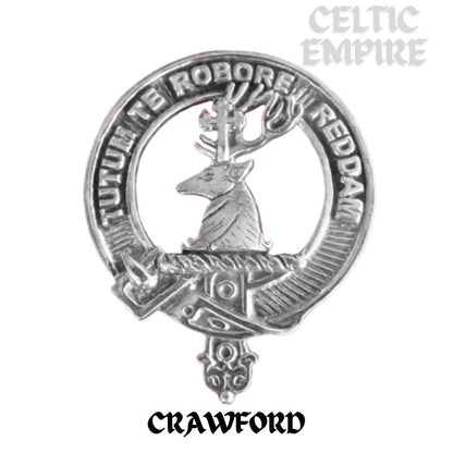 Crawford Family Clan Crest Badge Skye Decanter