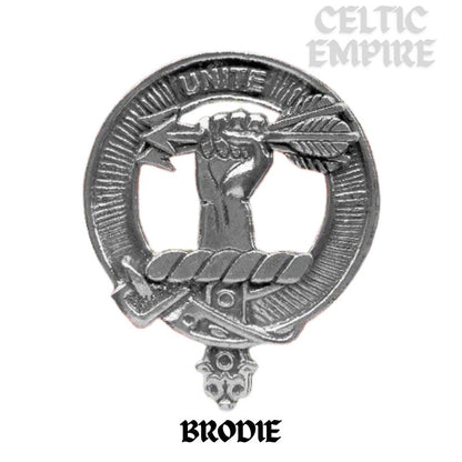 Brodie Family Clan Badge Scottish Plaid Brooch