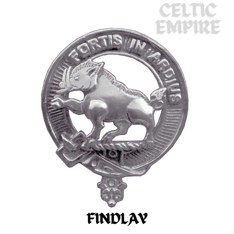 Findlay Scottish Family Clan Badge Sporran, Leather