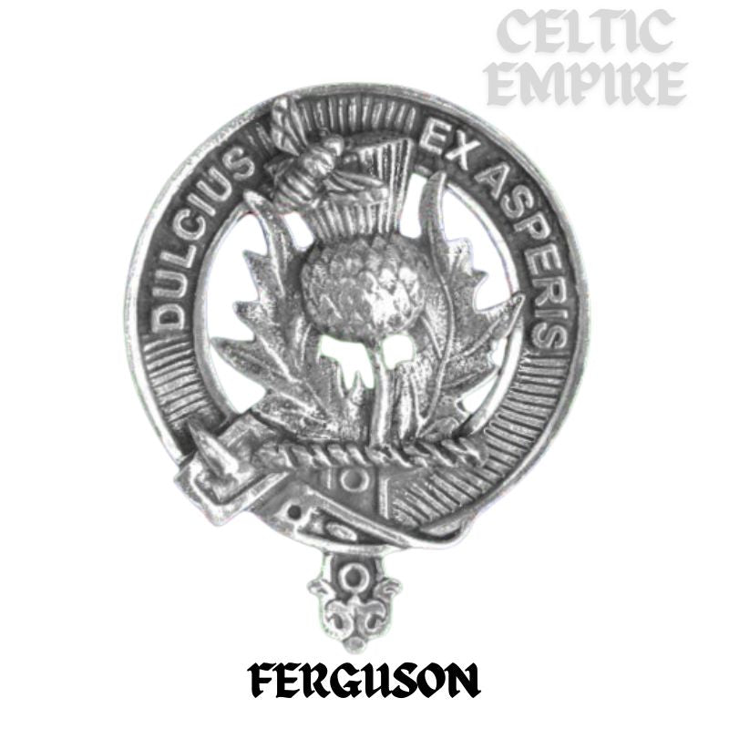 Ferguson Family Clan Crest Badge Glass Beer Mug