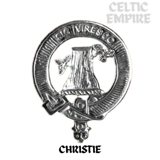 Christie Family Clan Crest Scottish Cap Badge