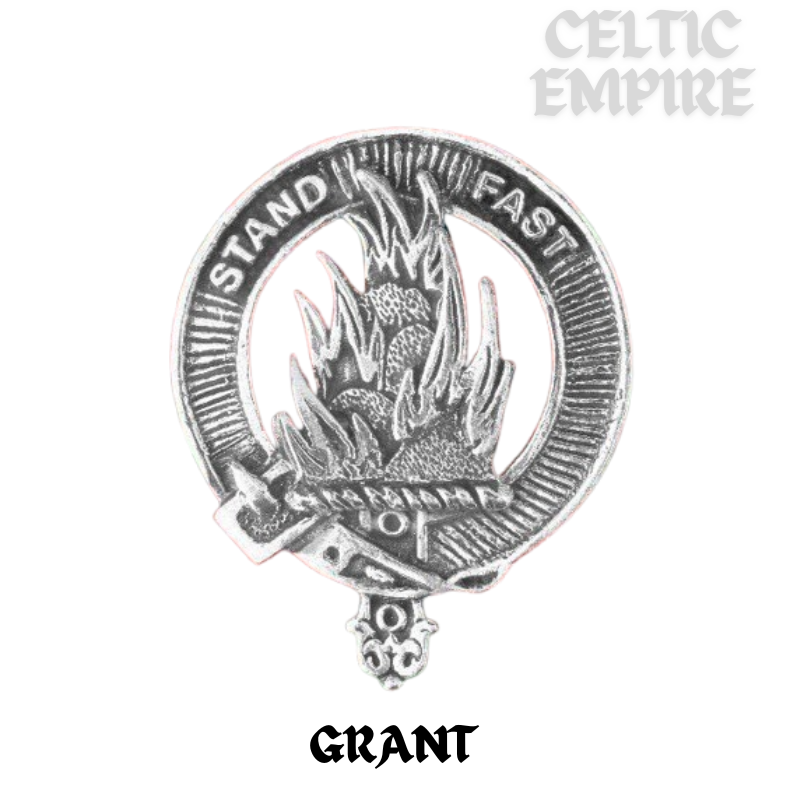 Grant Family Clan Crest Scottish Cap Badge