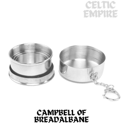 Campbell (Breadalbane) Scottish Family Clan Crest Folding Cup Key Chain
