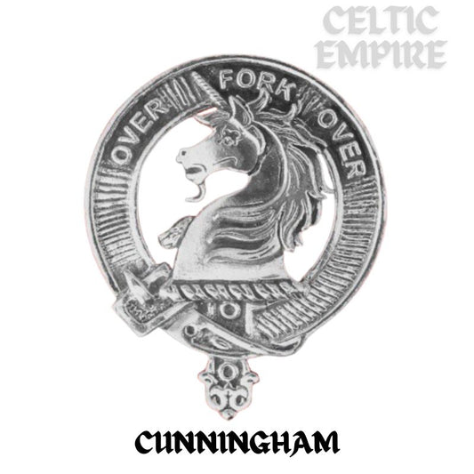 Cunningham Family Clan Crest Scottish Cap Badge