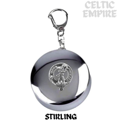 Stirling Scottish Family Clan Crest Folding Cup Key Chain