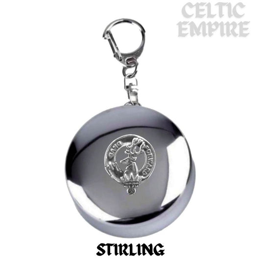 Stirling Scottish Family Clan Crest Folding Cup Key Chain
