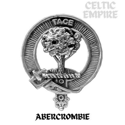 Abercrombie Family Clan Crest Scottish Badge Stainless Steel Flask 8oz