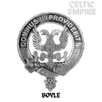 Boyle Scottish Family Clan Badge Sporran, Leather
