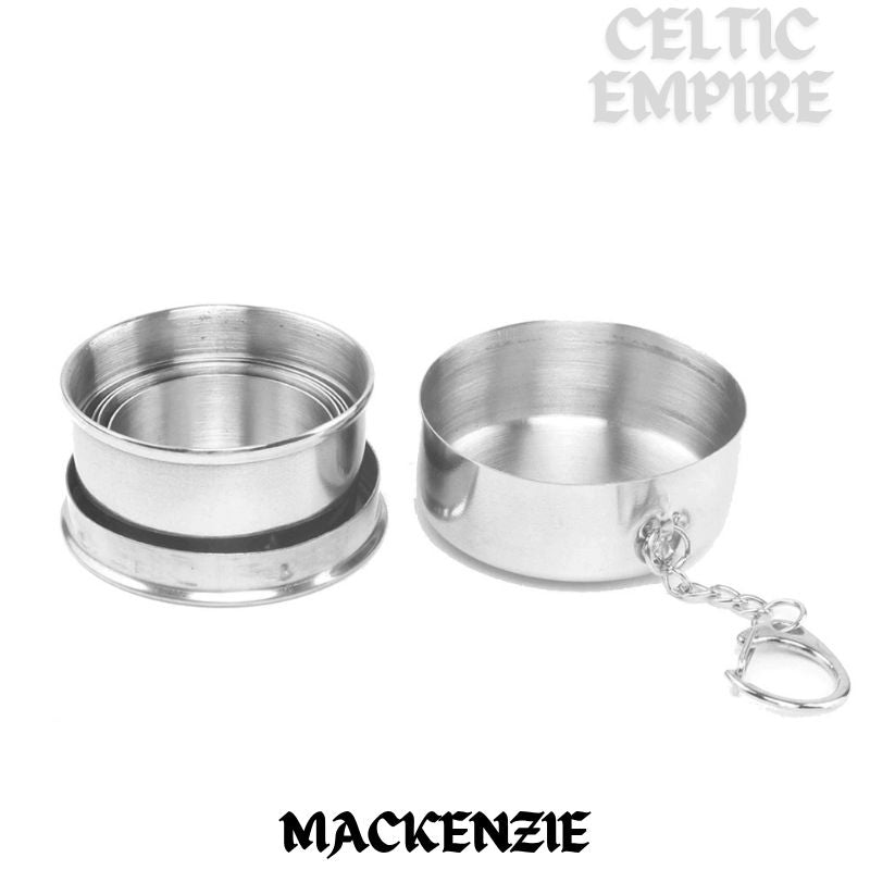 MacKenzie Scottish Family Clan Crest Folding Cup Key Chain