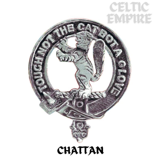 Chattan Family Clan Crest Scottish Cap Badge