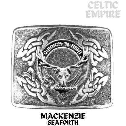 MacKenzie (Seaforth) Family Clan Crest Interlace Kilt Belt Buckle