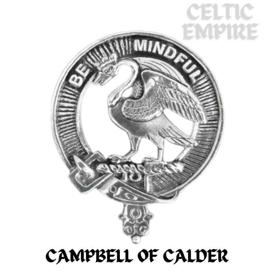 Campbell Calder Family Clan Crest Scottish Cap Badge