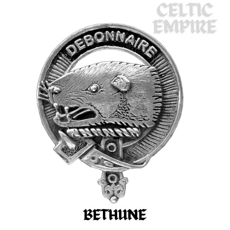 Bethune Scottish Family Clan Crest Badge Tankard