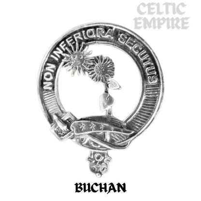 Buchan Family Clan Crest Interlace Kilt Belt Buckle