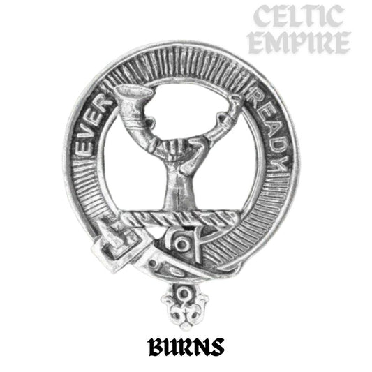 Burns Family Clan Crest Scottish Cap Badge