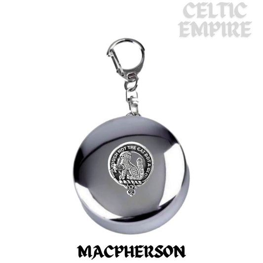 MacPherson Scottish Family Clan Crest Folding Cup Key Chain