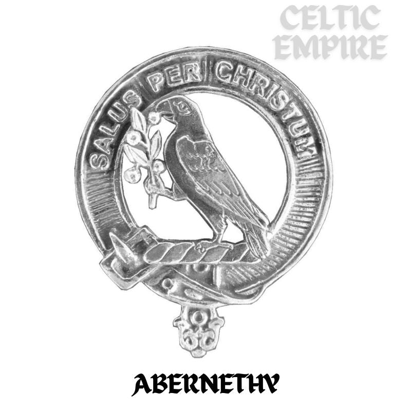Abernethy Family Clan Crest Badge Glass Beer Mug