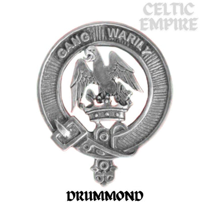 Drummond Family Clan Badge Scottish Plaid Brooch