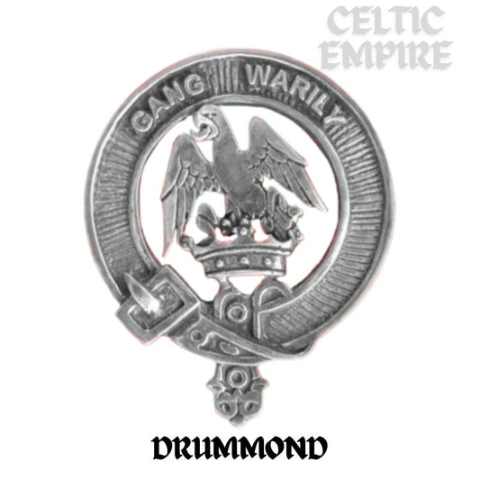 Drummond Family Clan Crest Scottish Cap Badge