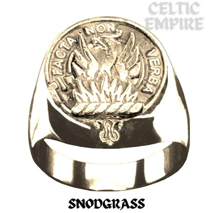 Snodgrass Scottish Family Clan Crest Ring