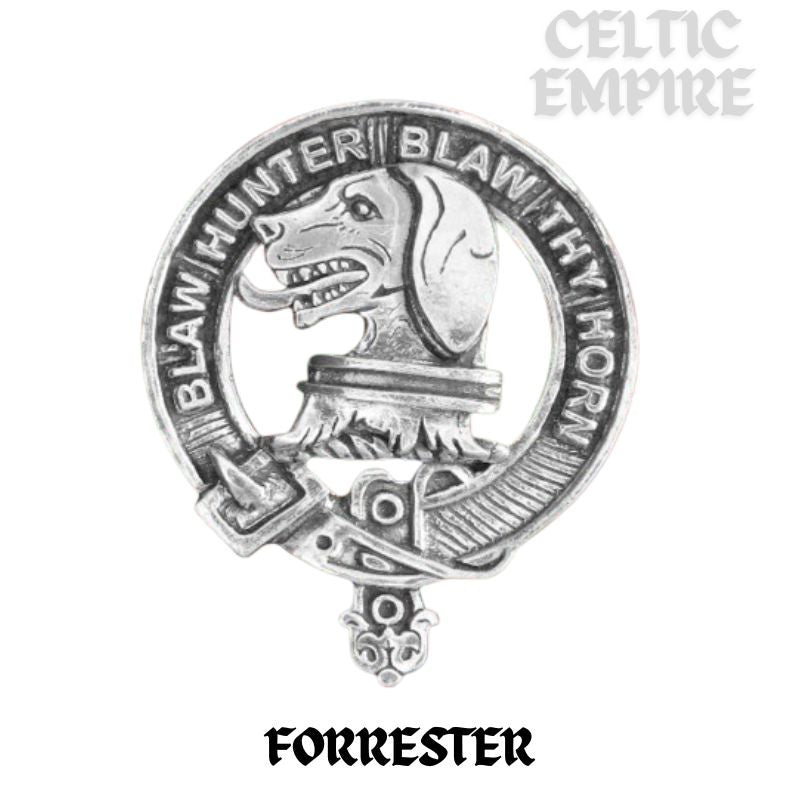 Forrester Family Clan Crest Scottish Cap Badge