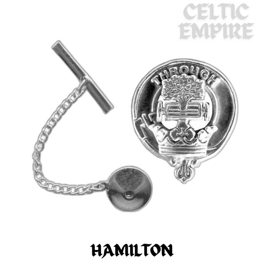 Hamilton Family Clan Crest Scottish Tie Tack/ Lapel Pin