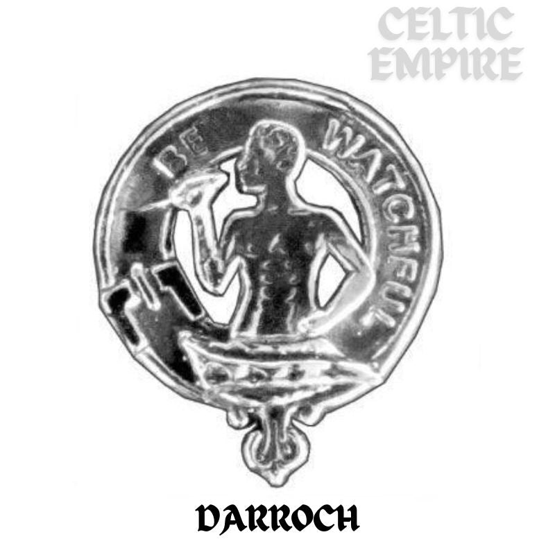 Darroch Scottish Family Clan Crest Ring  ~  Sterling Silver and Karat Gold