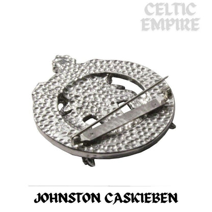 Johnston Caskieben Family Clan Crest Scottish Cap Badge