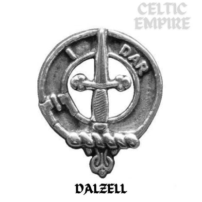 Dalzell Family Clan Crest Celtic Cross Pendant Scottish