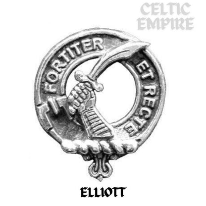 Elliott Scottish Family Clan Crest Pocket Watch