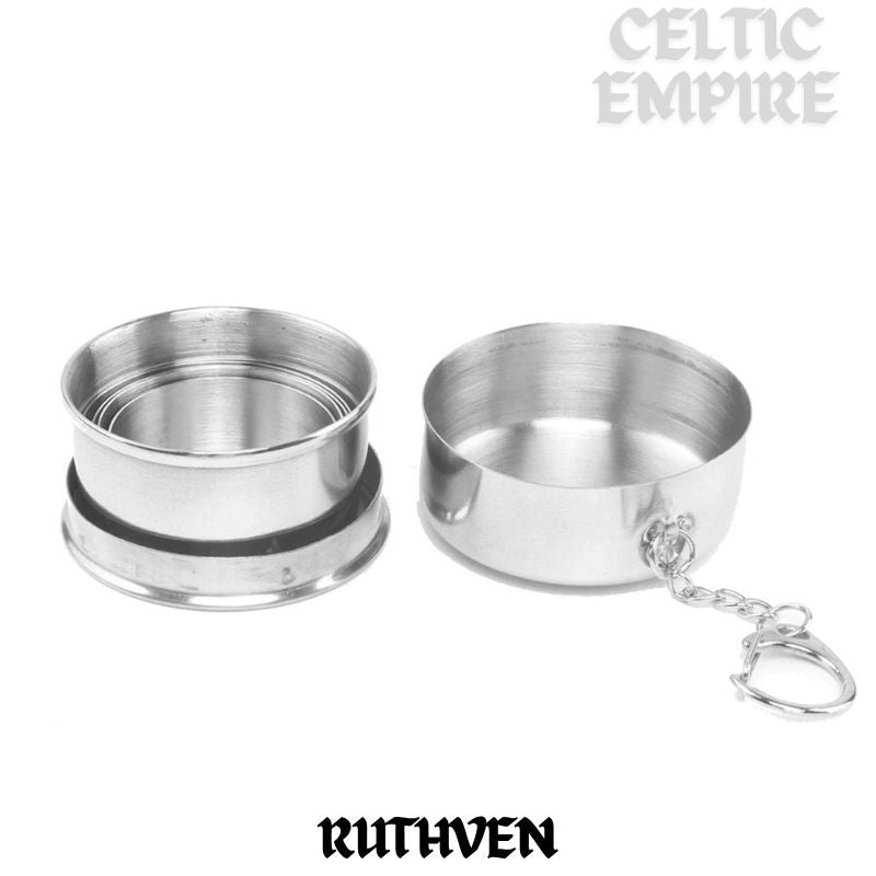 Ruthven Scottish Family Clan Crest Folding Cup Key Chain