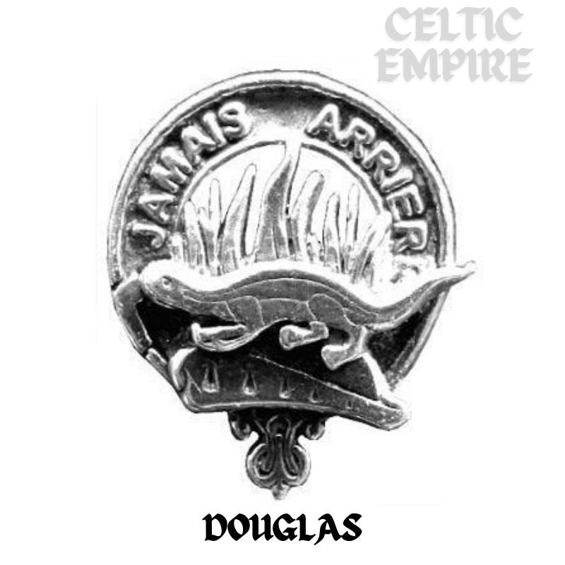 Douglas Family Clan Crest Double Drop Pendant