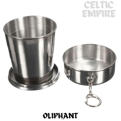 Oliphant Scottish Family Clan Crest Folding Cup Key Chain
