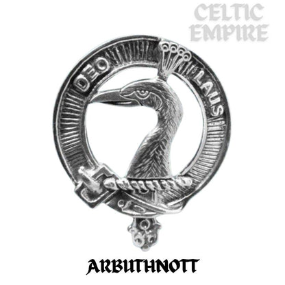 Arbuthnot Family Clan Crest Scottish Badge Stainless Steel Flask 8oz