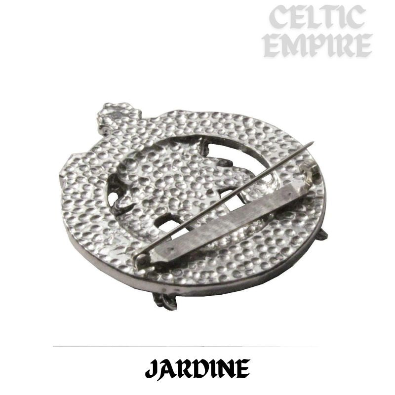 Jardine Family Clan Crest Scottish Cap Badge