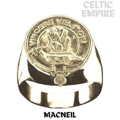 MacNeill Scottish Family Clan Crest Ring