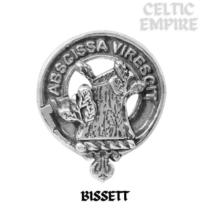 Bisset Family Clan Crest Kilt Pin, Scottish Pin