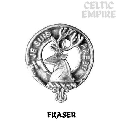 Outlander Inspired Fraser Family Clan Crest Celtic Cuff Bracelet, Interlace - Sterling Silver