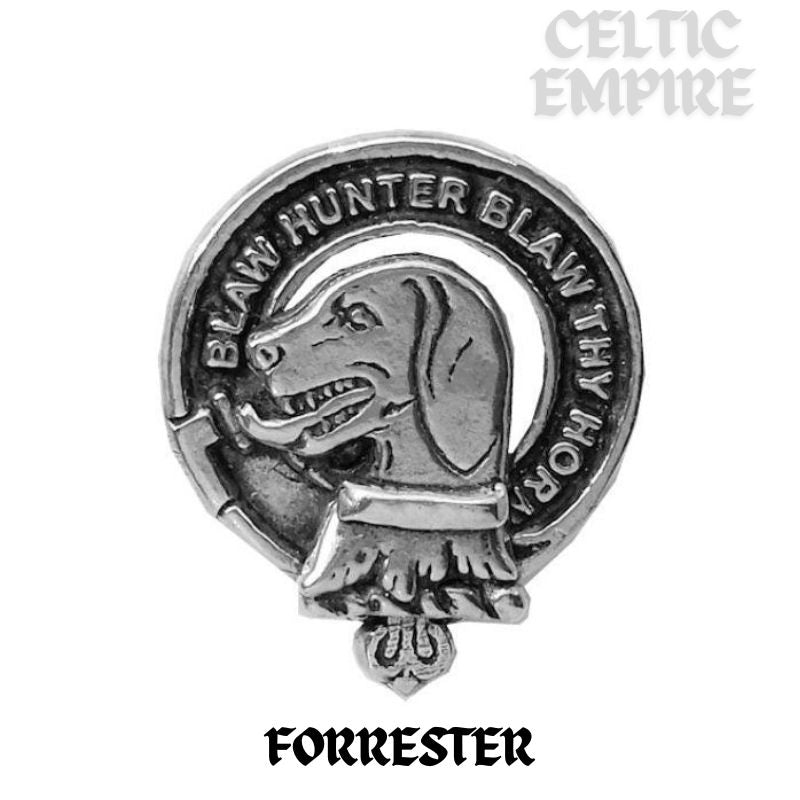 Forrester Scottish Family Clan Dirk Shield Kilt Pin