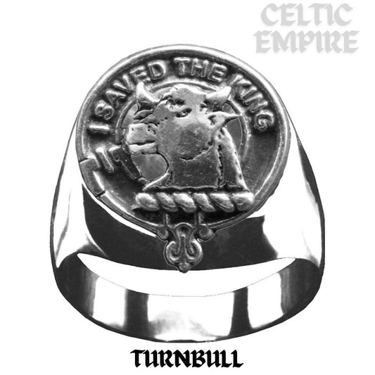 Turnbull Scottish Family Clan Crest Ring  ~  Sterling Silver and Karat Gold