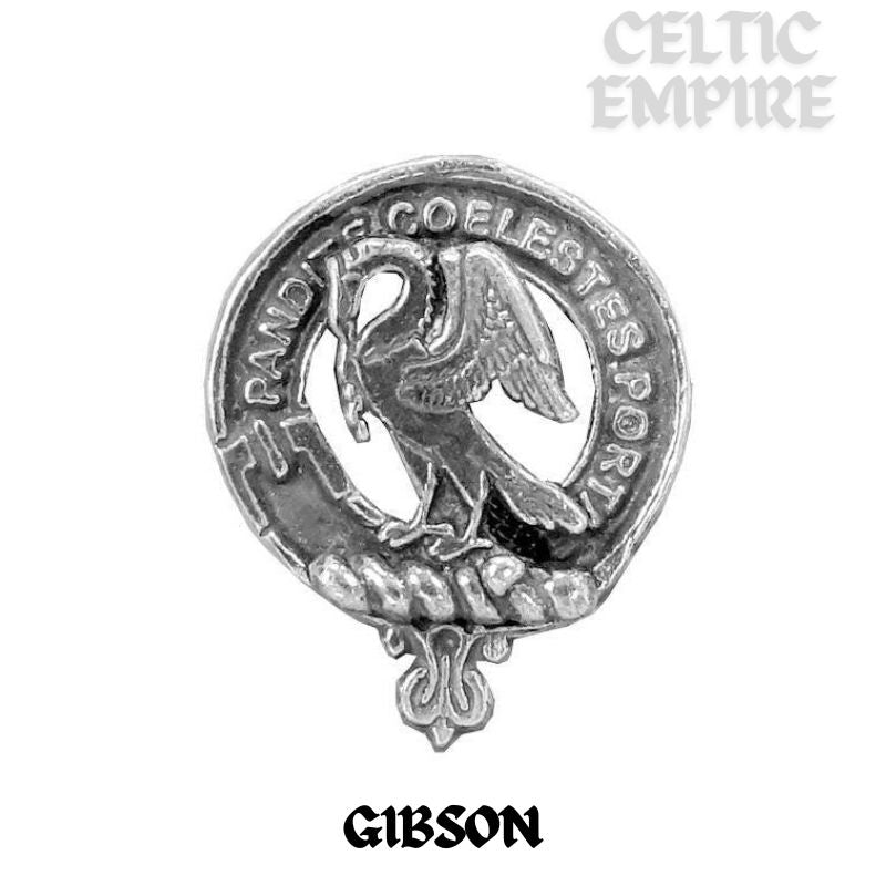 Gibson Family Clan Crest Scottish Four Thistle Brooch