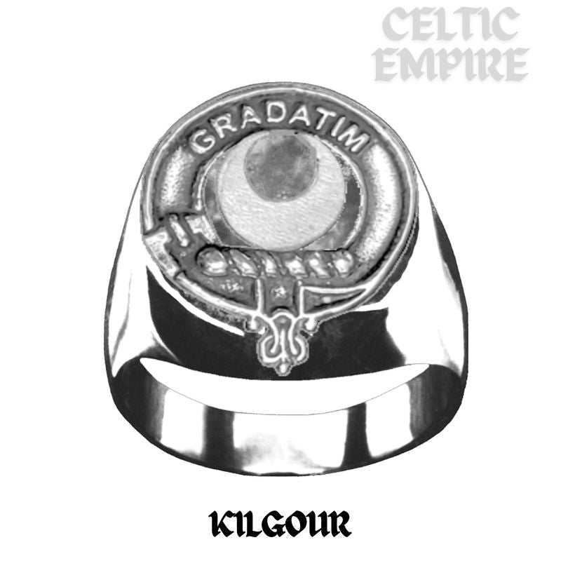 Kilgour Scottish Family Clan Crest Ring GC100