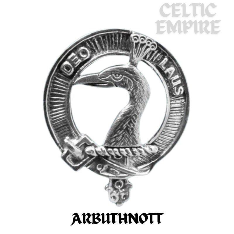 Arbuthnott Family Clan Crest Badge Glass Beer Mug