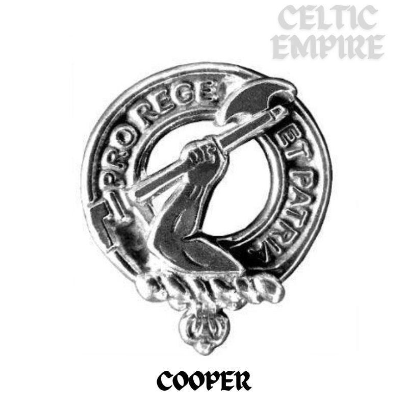 Cooper Family Clan Crest Luckenbooth Brooch or Pendant